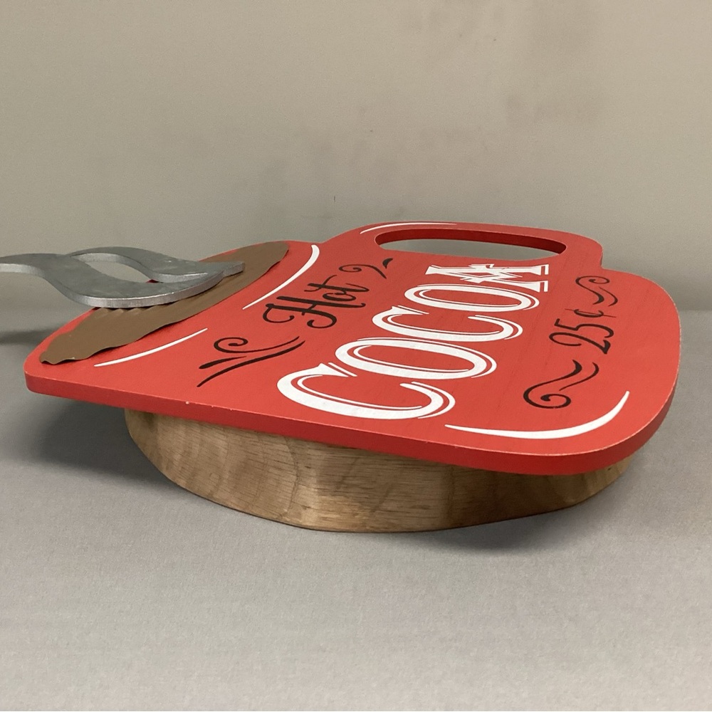 Hot Cocoa Wall Decor In Like New Condition - Colorful - Huge - Restaurant Sign - Picture 6 of 13